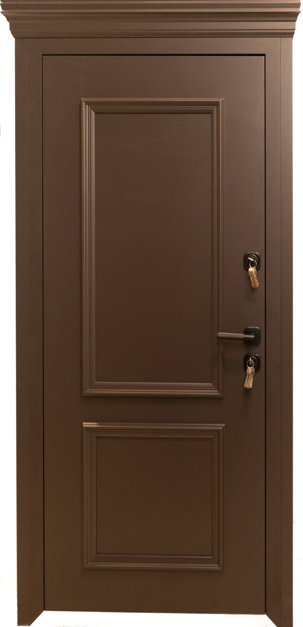 COLECTIA BOSTON - Usa exterior aluminiu , maro , izolatie termica 0.6W/mpK , izolatie fonica 45 dB , rezistenta apa , soare , vant certificata , 860x2050 mm,dreapta, totuldespreusi.ro