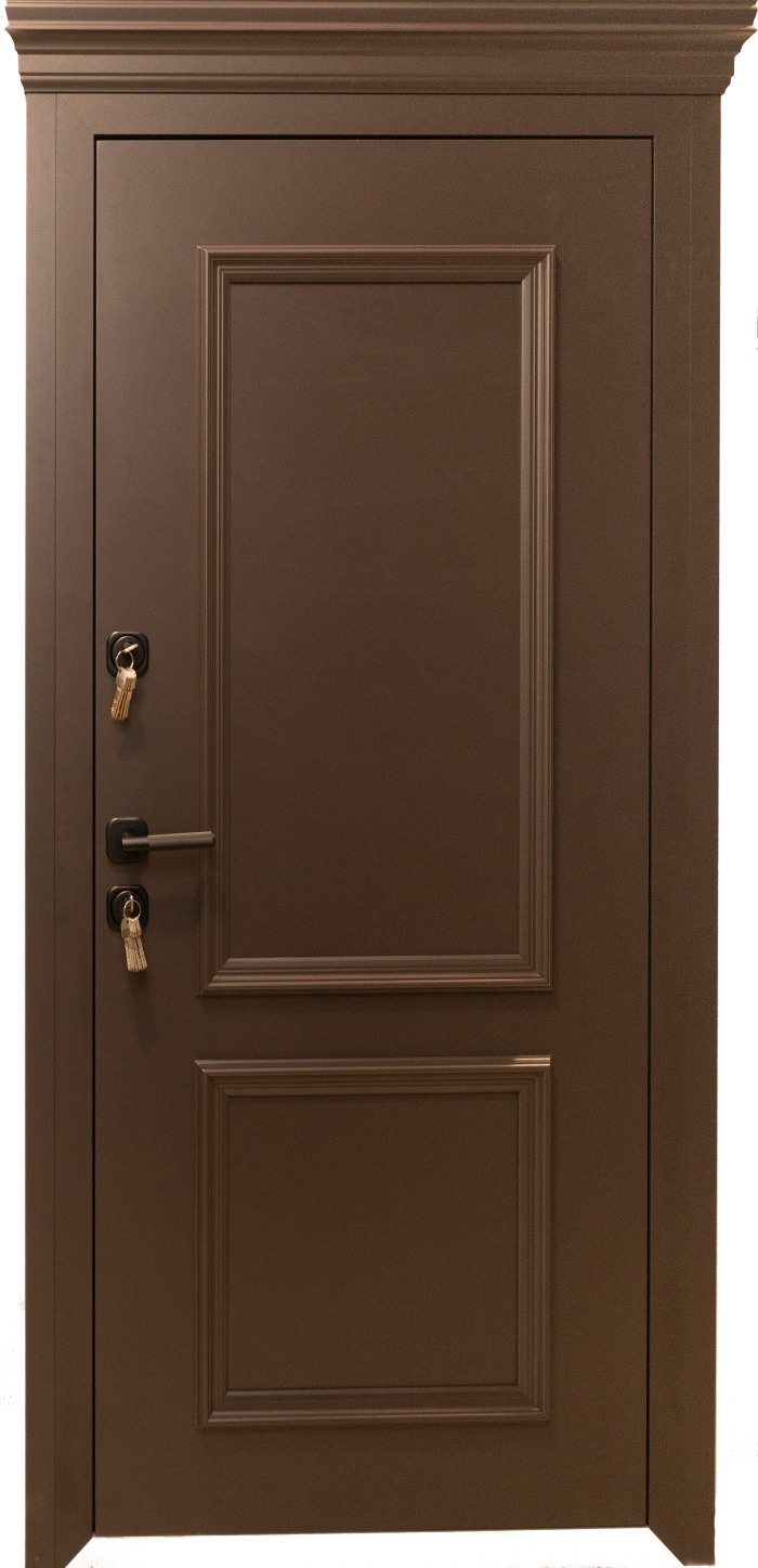 USI PREMIUM THERMO - Usa exterior aluminiu , maro ,  izolatie termica 0.6W/mpK , izolatie fonica 45 dB , rezistenta apa , soare , vant certificata , 960x2050 mm,stanga, totuldespreusi.ro