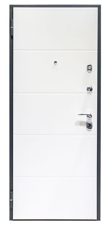Usa metalica exterior casa Defender , izolata termic , izolata fonic , rezistenta la apa , rezistenta la soare , gri exterior  /alb interior ,  960x2050 , deschidere stanga, [2],totuldespreusi.ro