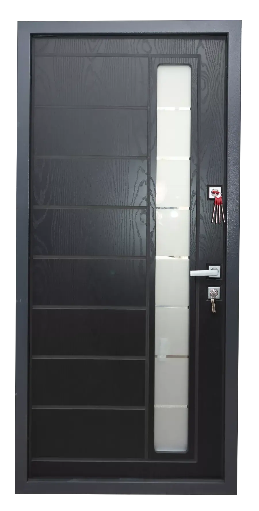 USI PREMIUM THERMO - Usa metalica exterior casa PREMIUM FORT   , placata cu HDF hidrofugat si finisaj polymer  , antracit  , izolatie termica 0.9 w mpK   , izolatie fonica 45 dB  , rezistenta sporita la soare si apa ,980x2050  , dreapta 1, totuldespreusi.ro