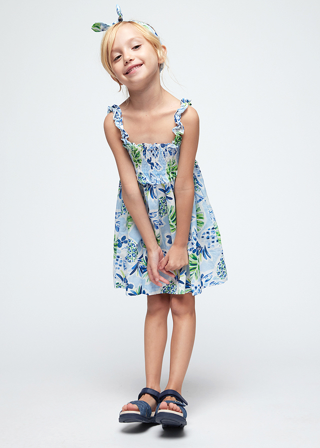  Rochie indigo jungla cu bentita - Mayoral , [3],bestfam.ro