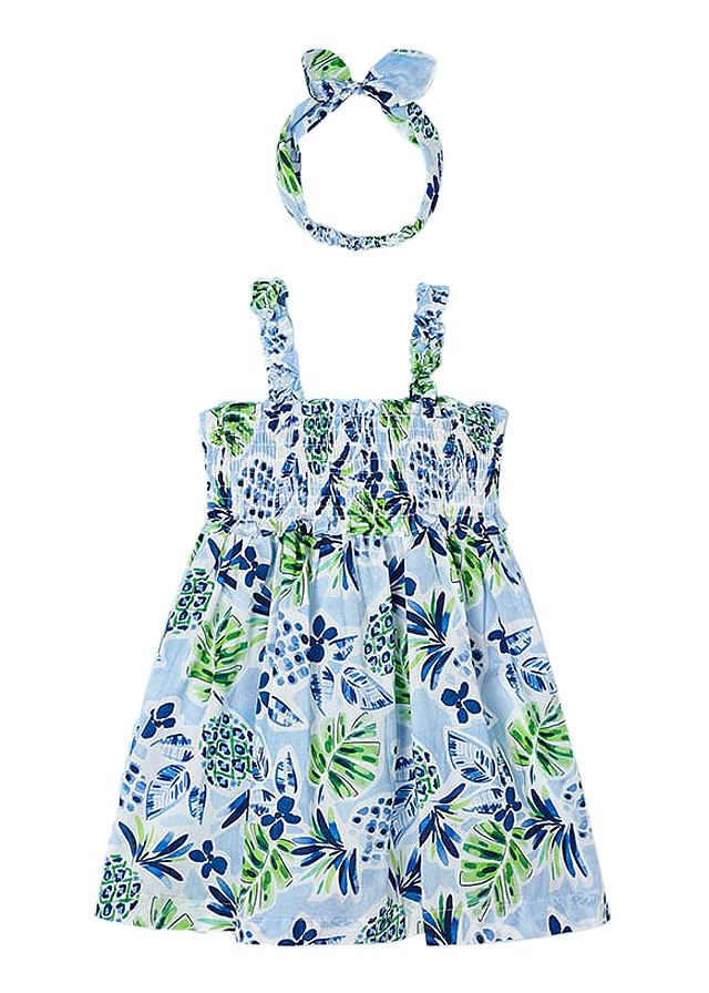  Rochie indigo jungla cu bentita - Mayoral , [4],bestfam.ro