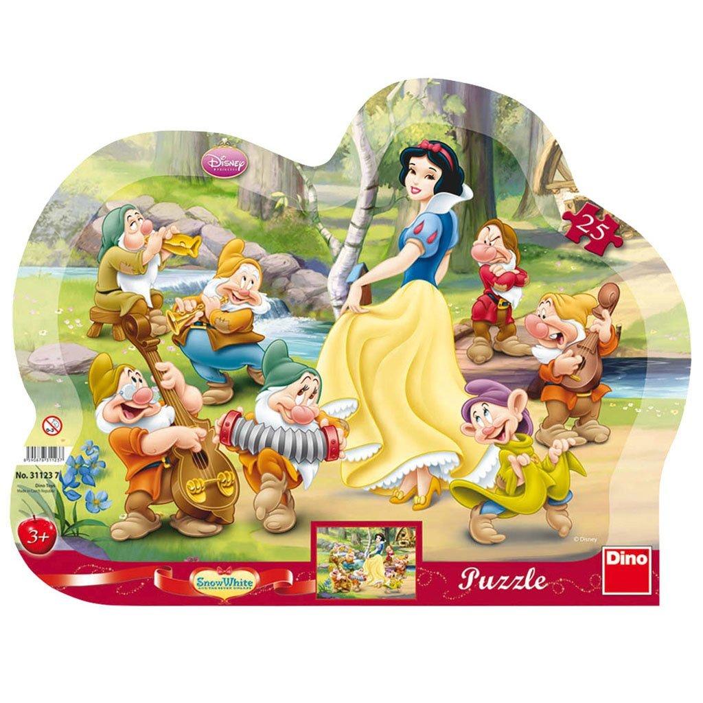 Puzzle cu rama - Alba ca Zapada (25 piese) - Dino Toys