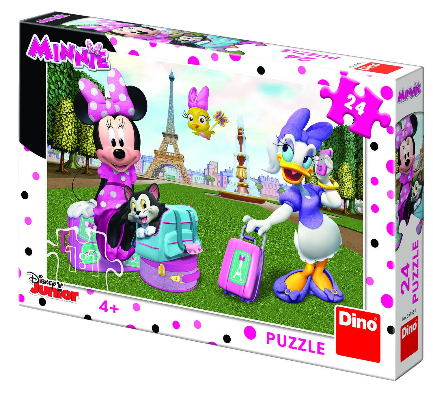 Puzzle - Minnie si Daisy (24 piese) - Dino Toys