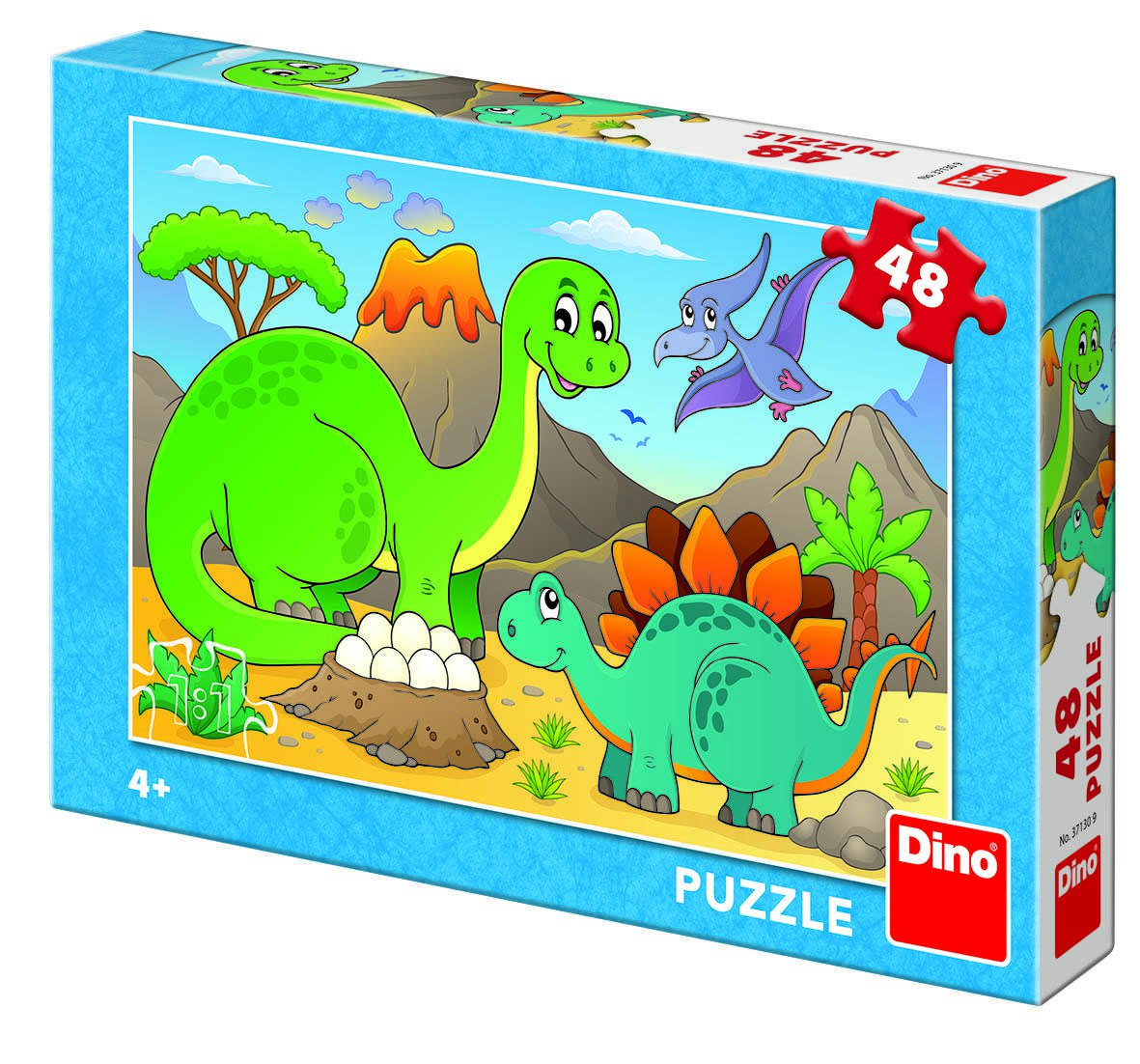 Puzzle - Dinozauri prietenosi (48 piese) - Dino Toys