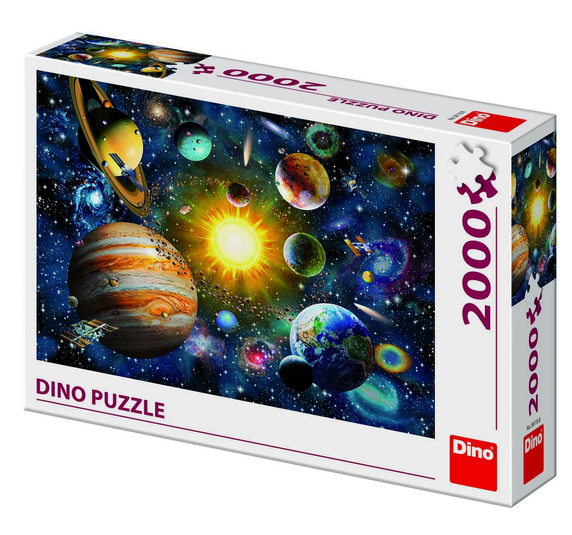 Puzzle - Sistemul Solar (2000 piese) - Dino Toys