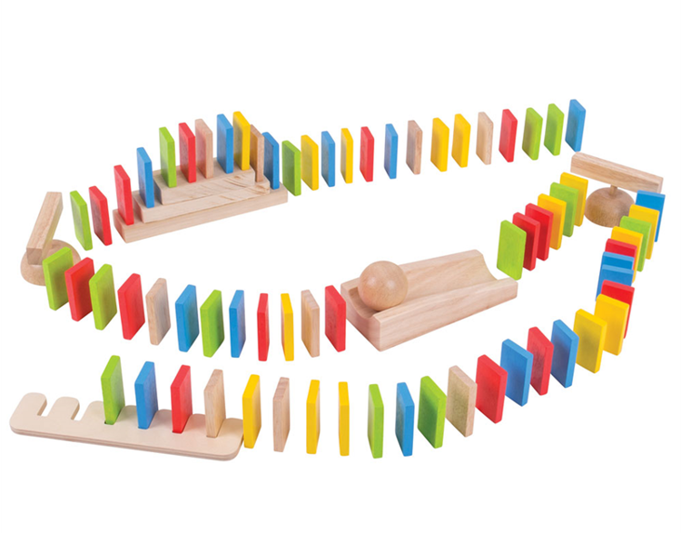 Domino din lemn - BigJigs