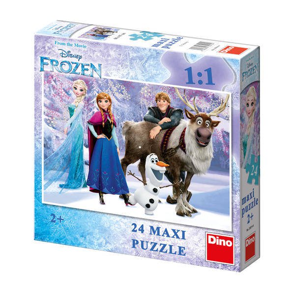 Puzzle de podea - Frozen (24 piese) - Dino Toys