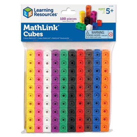Set de constructie - MathLink (100 piese) - Learning Resources