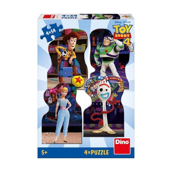 Puzzle 4 in 1 - TOY STORY 4 (54 piese) - Dino Toys