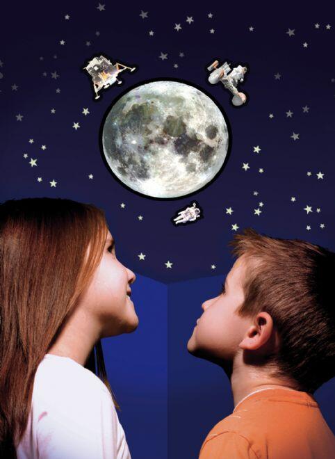Abtibilduri 3D reflectorizante - Luna, [2],bestfam.ro