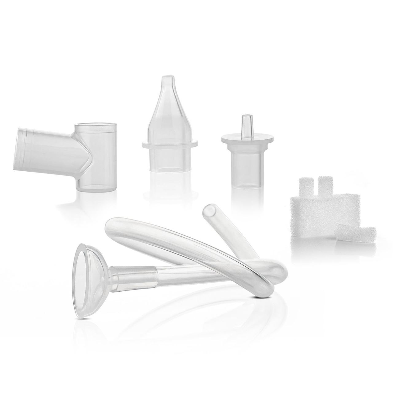Aspirator nazal bebelusi, cu aspirare bucala, varf din silicon moale, sterilizabil la abur, cutie depozitare si 4 filtre, Reer 79139, [8],bestfam.ro