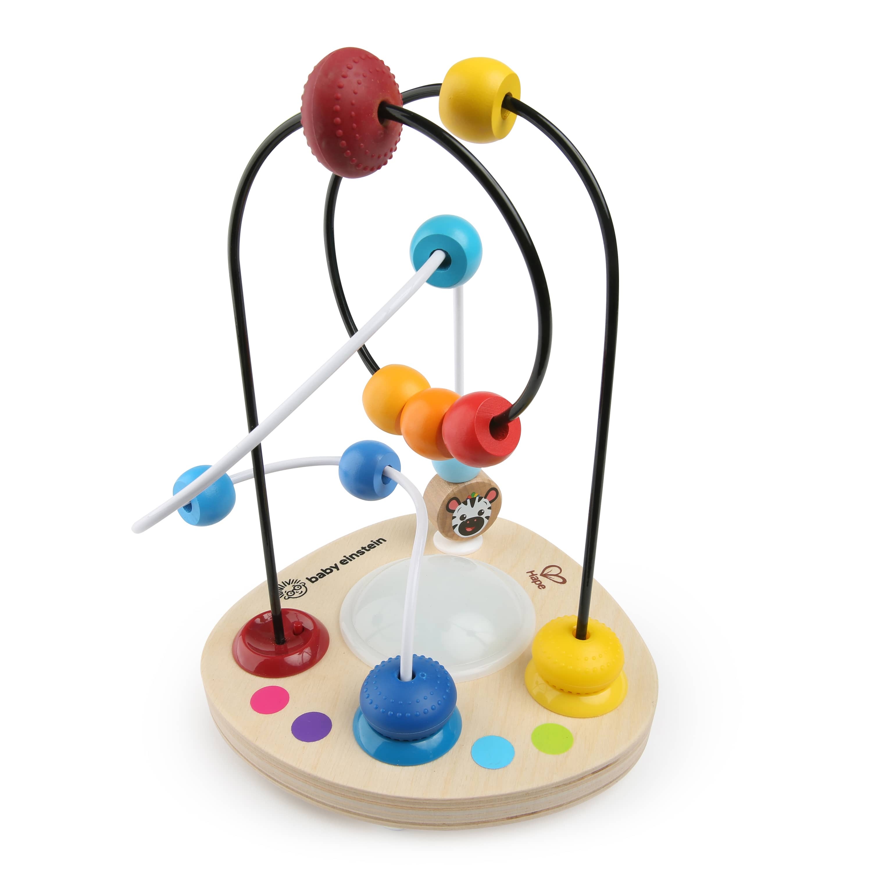 Baby Einstein – Jucarie cu bile din lemn - Hape Color Mixer - Bright Starts