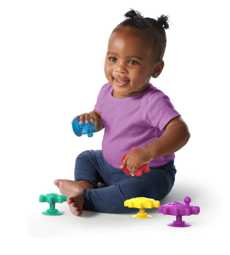 Baby Einsten - Set jucarii senzoriale Ventuzele vesele, [8],bestfam.ro