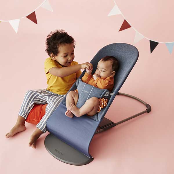 Balansoar - Bliss - Dove Blue - 3D Jersey - BabyBjorn, [4],bestfam.ro