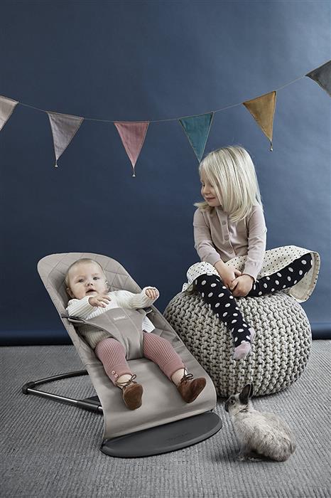 Balansoar - Bliss Sand - Grey, bumbac - BabyBjorn, [5],bestfam.ro