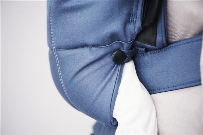 Marsupiu anatomic - Mini - cu pozitii multiple de purtare - Vintage Indigo, bumbac - BabyBjorn, [6],bestfam.ro