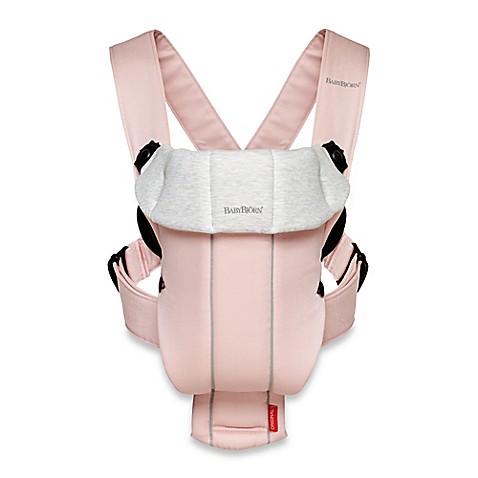 Marsupiu anatomic - Mini - cu pozitii multiple de purtare - Dusty Pink, bumbac - BabyBjorn, [2],bestfam.ro