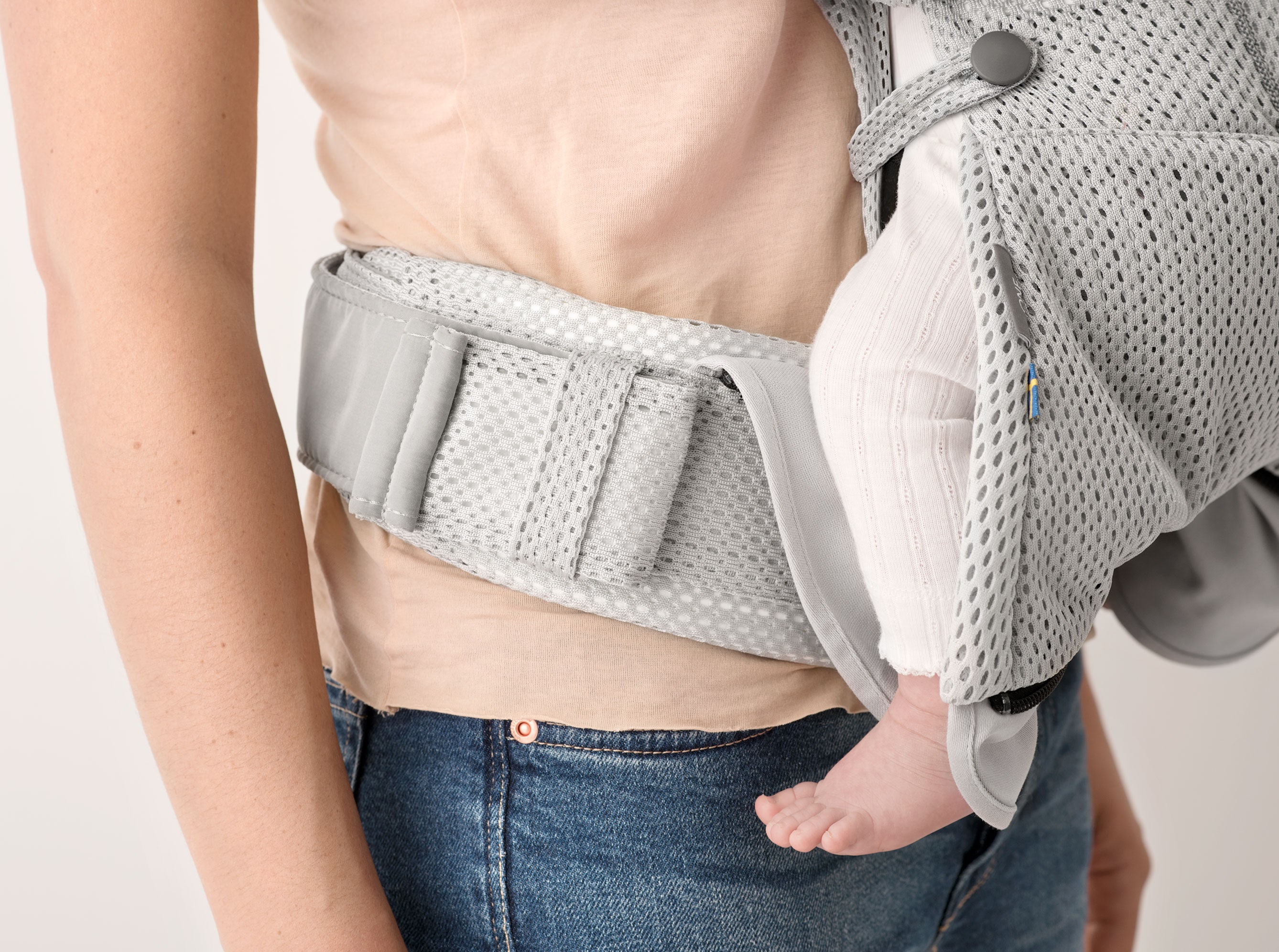 Marsupiu anatomic One Air - Anthracite, 3D Mesh - BabyBjorn, [6],bestfam.ro