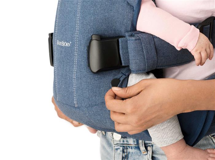 Marsupiu anatomic One cu pozitii multiple de purtare - Denim Midnight Blue - BabyBjorn, [2],bestfam.ro