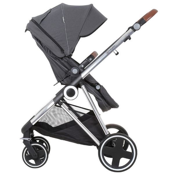 BabyGo - Carucior 3 in 1 Halime  â€“ cadru Silver, [3],bestfam.ro