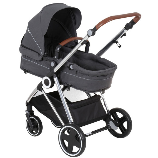 BabyGo - Carucior 3 in 1 Halime  â€“ cadru Silver, [6],bestfam.ro