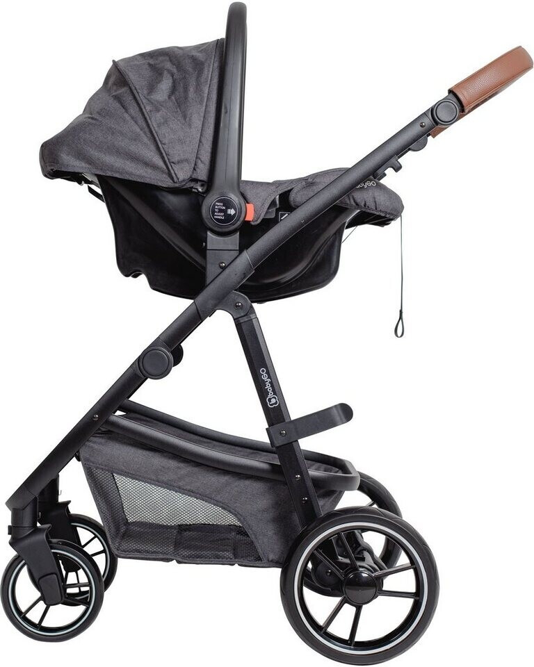 BabyGo - Carucior 3 in 1 Simplex, Grey Melange, [7],bestfam.ro