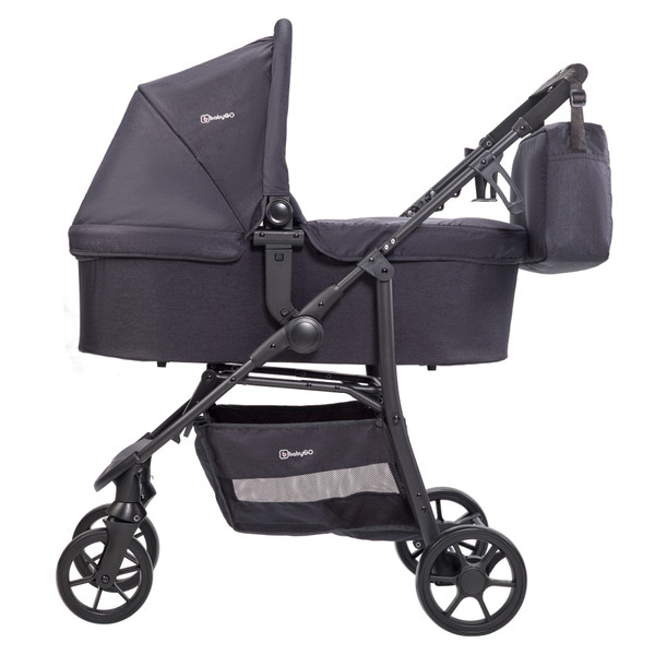 BabyGo - Carucior Style 3 in 1 Rosa, [3],bestfam.ro