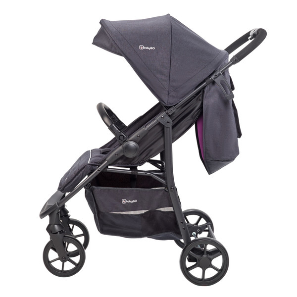 BabyGo - Carucior Style 3 in 1 Rosa, [4],bestfam.ro