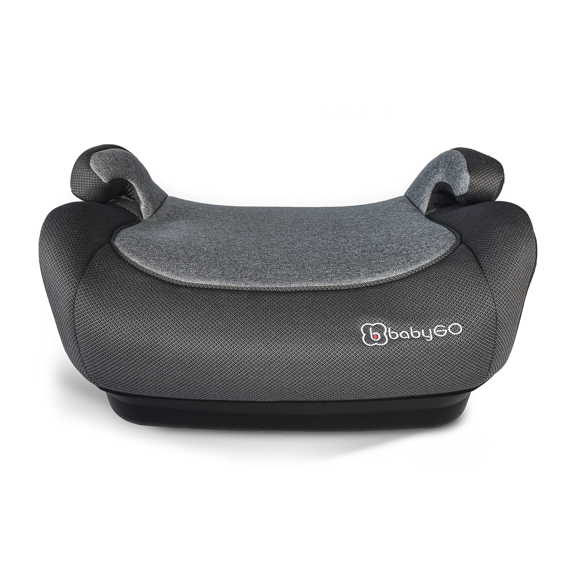 BabyGo - Scaun auto booster i-Size, Melange Gray, 125-150 cm, certificat R129, [5],bestfam.ro