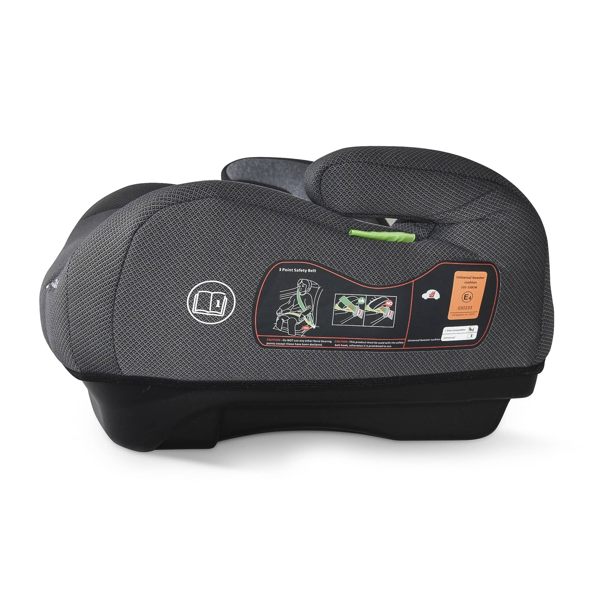 BabyGo - Scaun auto booster i-Size, Melange Gray, 125-150 cm, certificat R129, [8],bestfam.ro