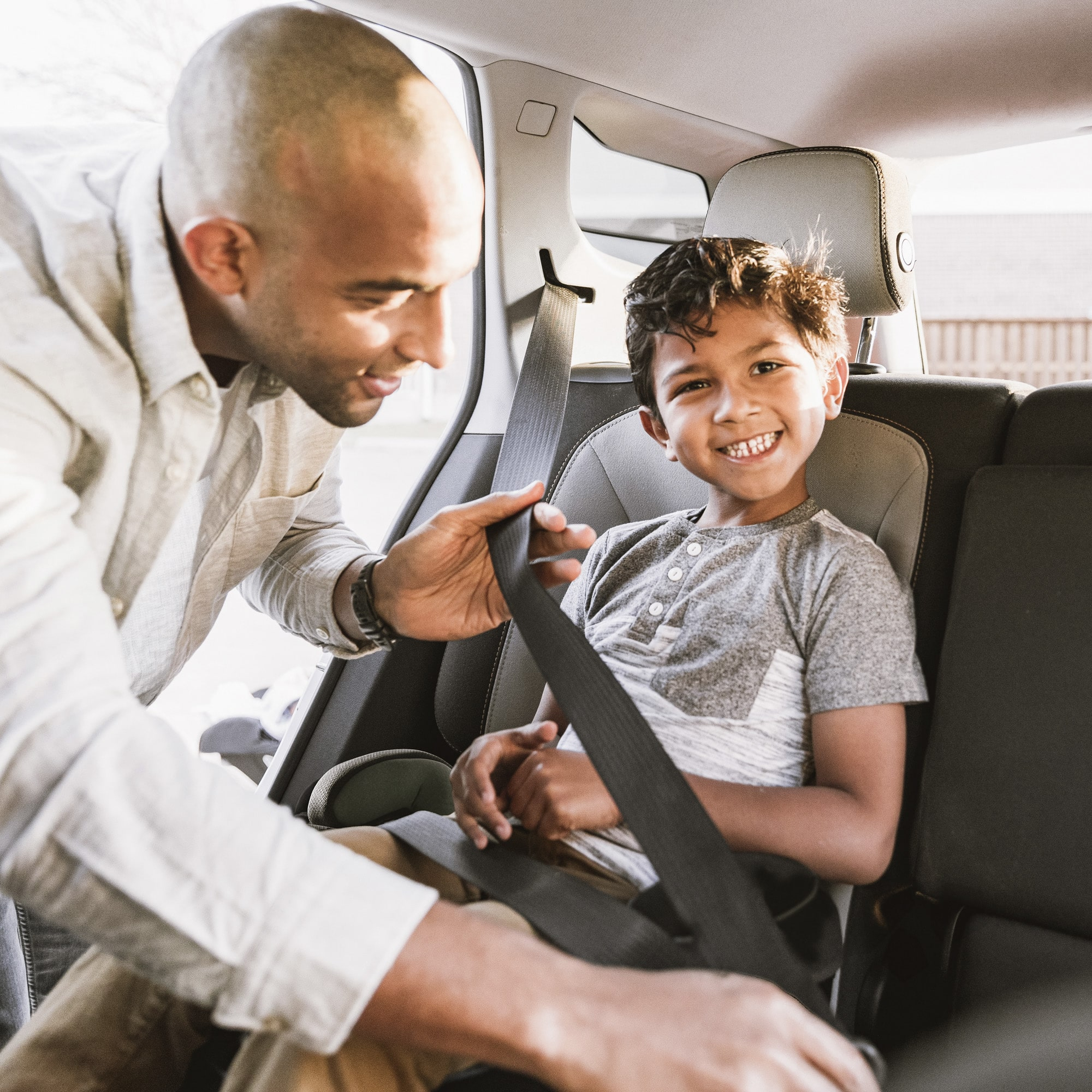 BabyGo - Scaun auto booster i-Size, Melange Green, 125-150 cm, certificat R129, [7],bestfam.ro