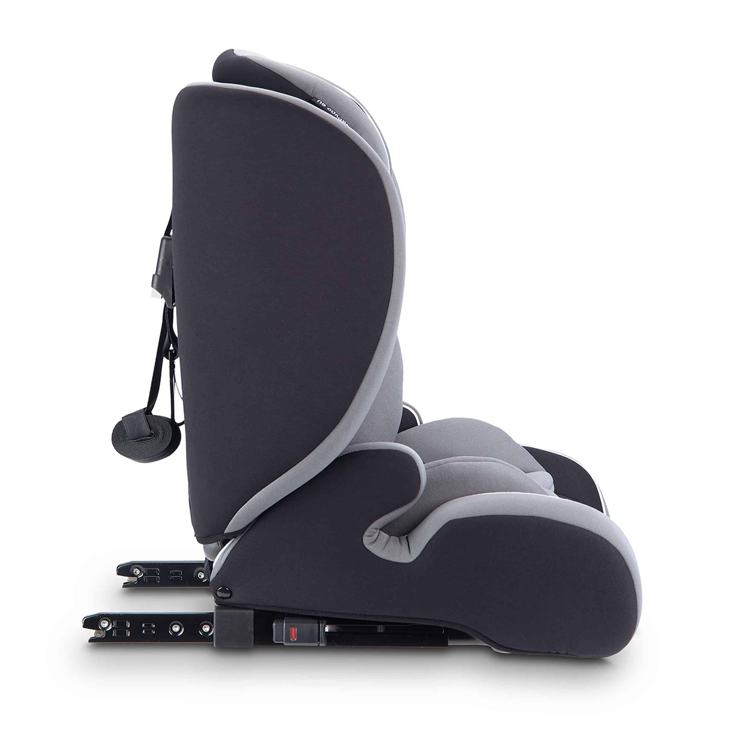 BabyGo - Scaun auto i-Size FreeFix Grey, 76-150 cm, certificat R129, [7],bestfam.ro