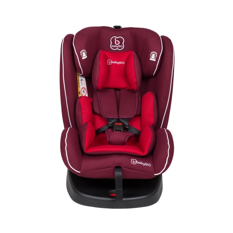 BabyGo - Scaun auto rotativ cu isofix Nova 360Â° Red, 0 - 36 kg