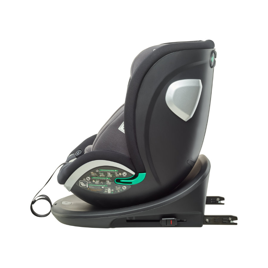 BabyGo - Scaun auto rotativ i-Size Grow Up 360 Black, 0-36 kg, [6],bestfam.ro