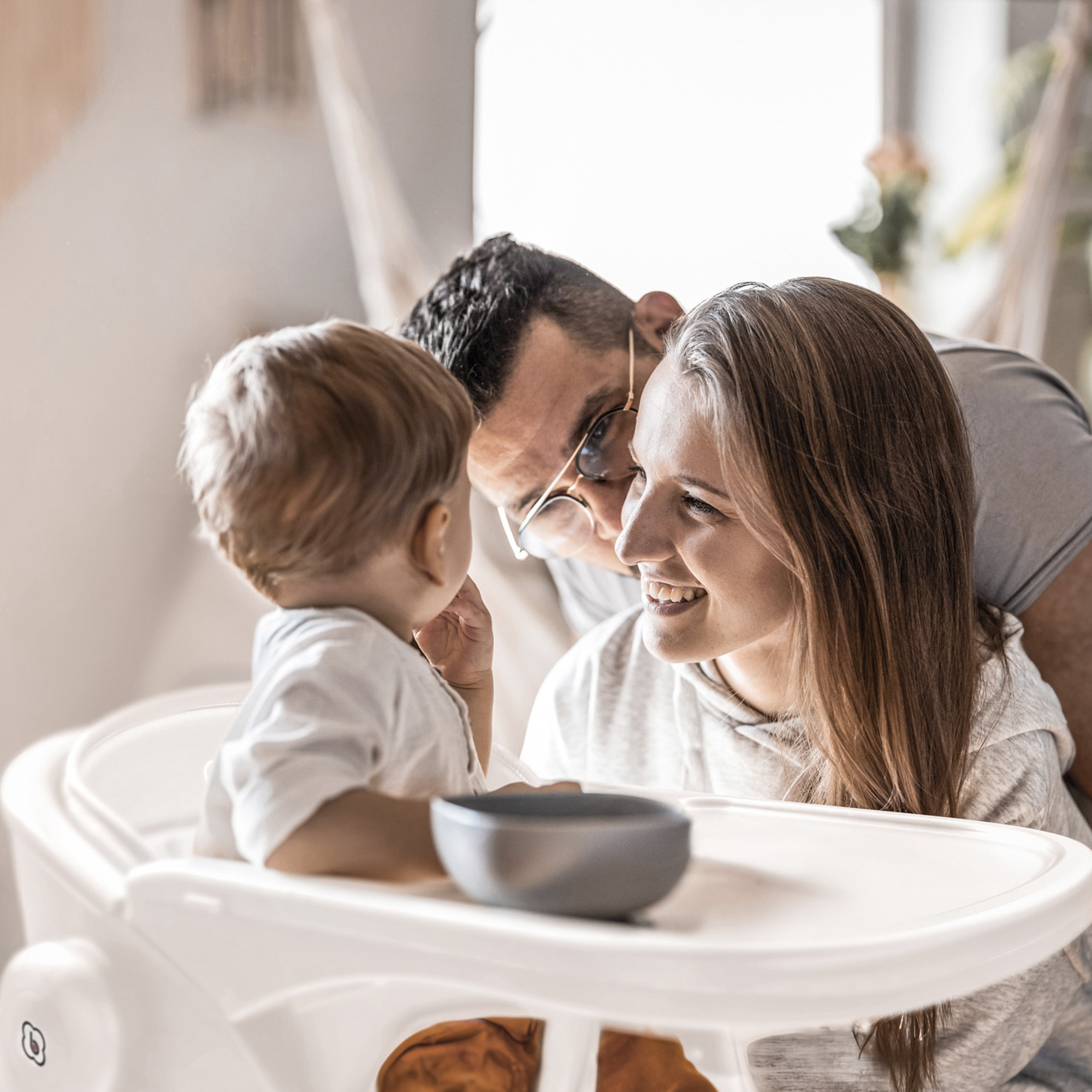 BabyGo - Scaun de masa 3 in 1 transformabil Levels Alb, [5],bestfam.ro