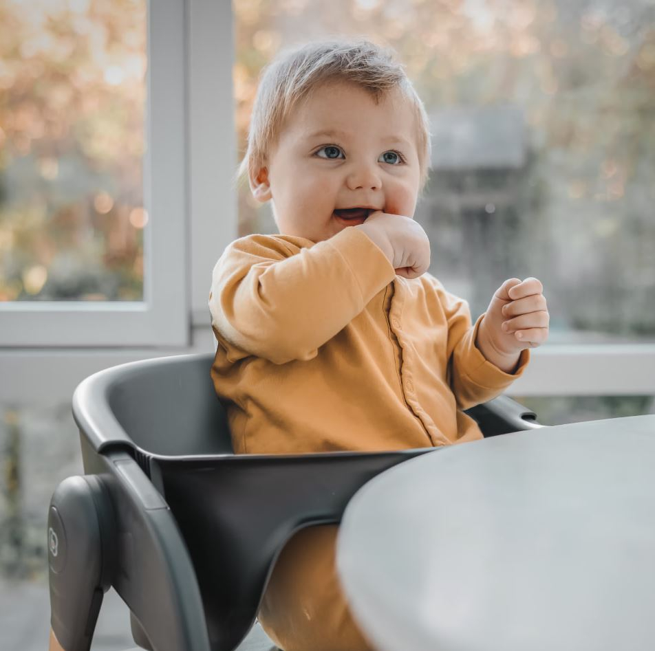 BabyGo - Scaun de masa 3 in 1 transformabil Levels Khaki, [9],bestfam.ro