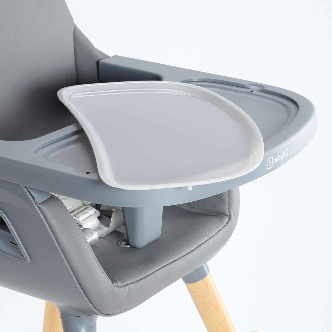 BabyGo - Scaun de masa transformabil Scandi Grey, [6],bestfam.ro