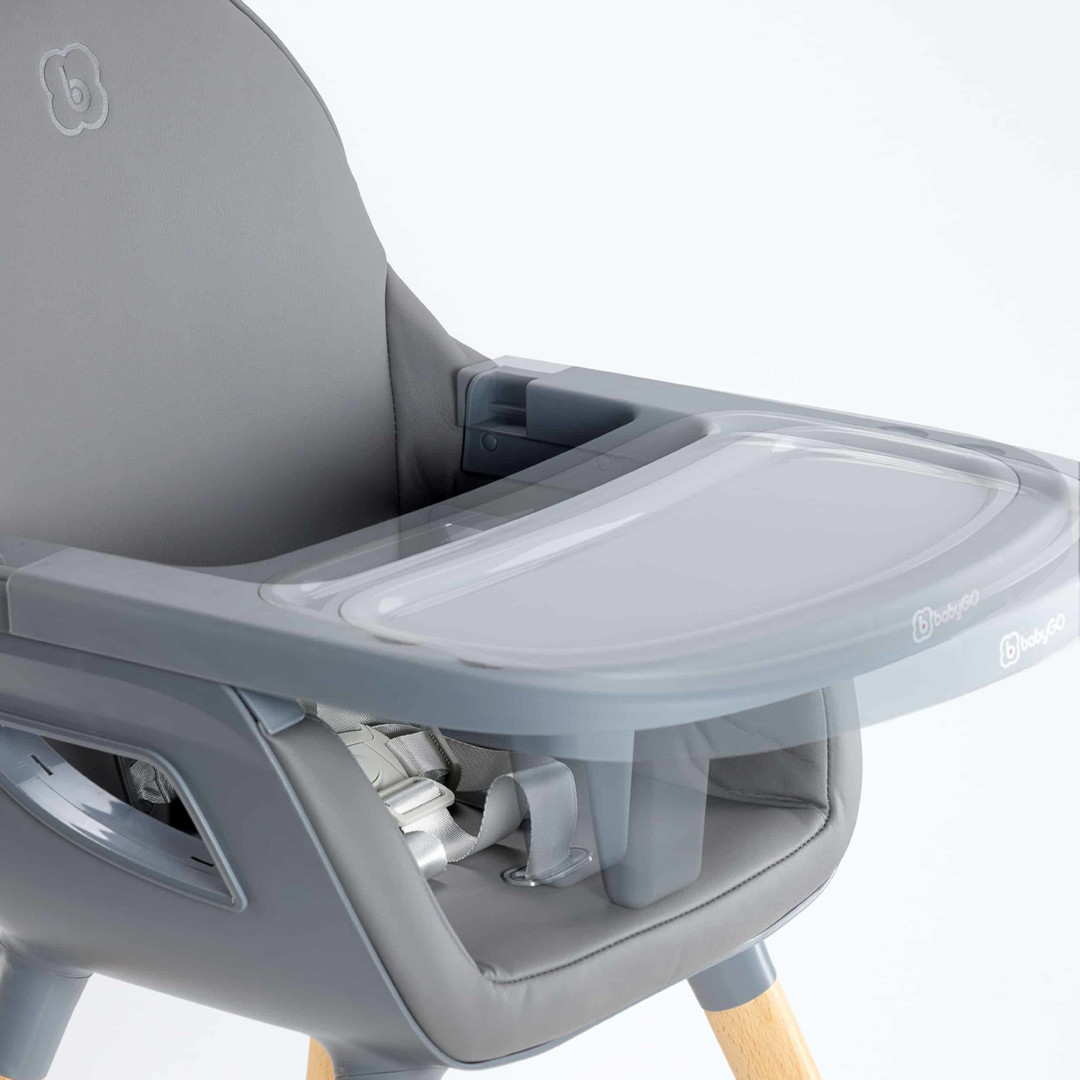 BabyGo - Scaun de masa transformabil Scandi Grey, [7],bestfam.ro