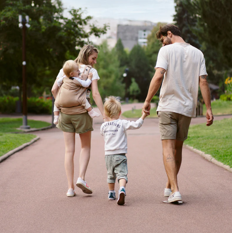 Babymoov - Moov & Boost Sistem de purtare transformabil in Booster, creat in colaborare cu medici kinetoterapeuti, Bej, [5],bestfam.ro