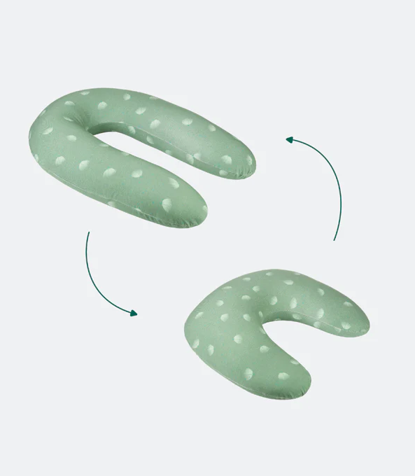 Babymoov - Perna B.Love 2 in 1 de maternitate si de alaptare, in forma de U si C, Verde, [2],bestfam.ro