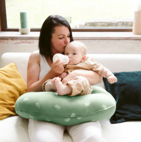 Babymoov - Perna B.Love 2 in 1 de maternitate si de alaptare, in forma de U si C, Verde, [5],bestfam.ro