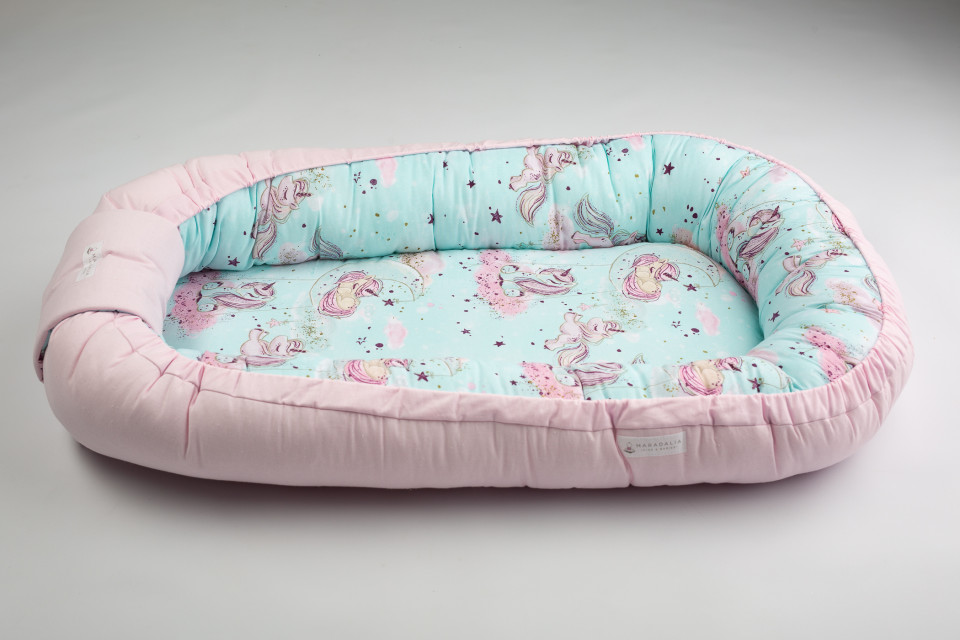 Babynest - Unicorn Heaven Mint﻿ - Maradalia Kids, [2],bestfam.ro
