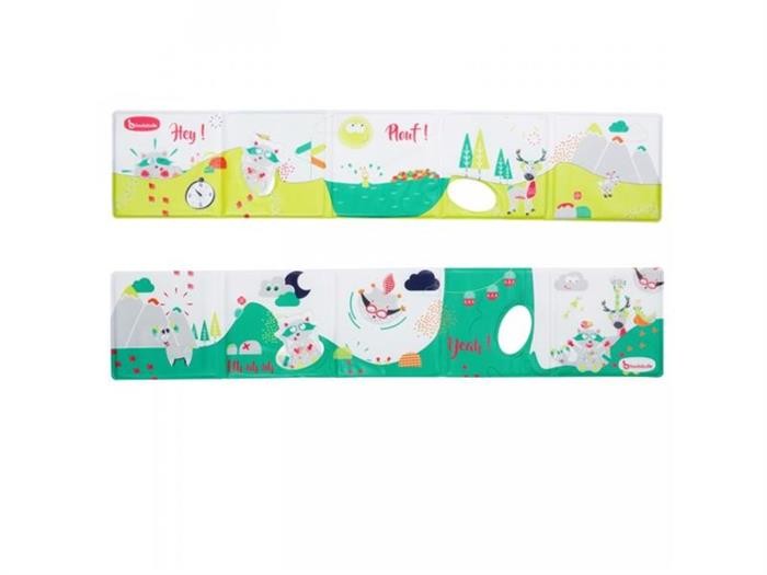 Carticica multicolora pt baita cu personaj inclus - Badabulle, [6],bestfam.ro