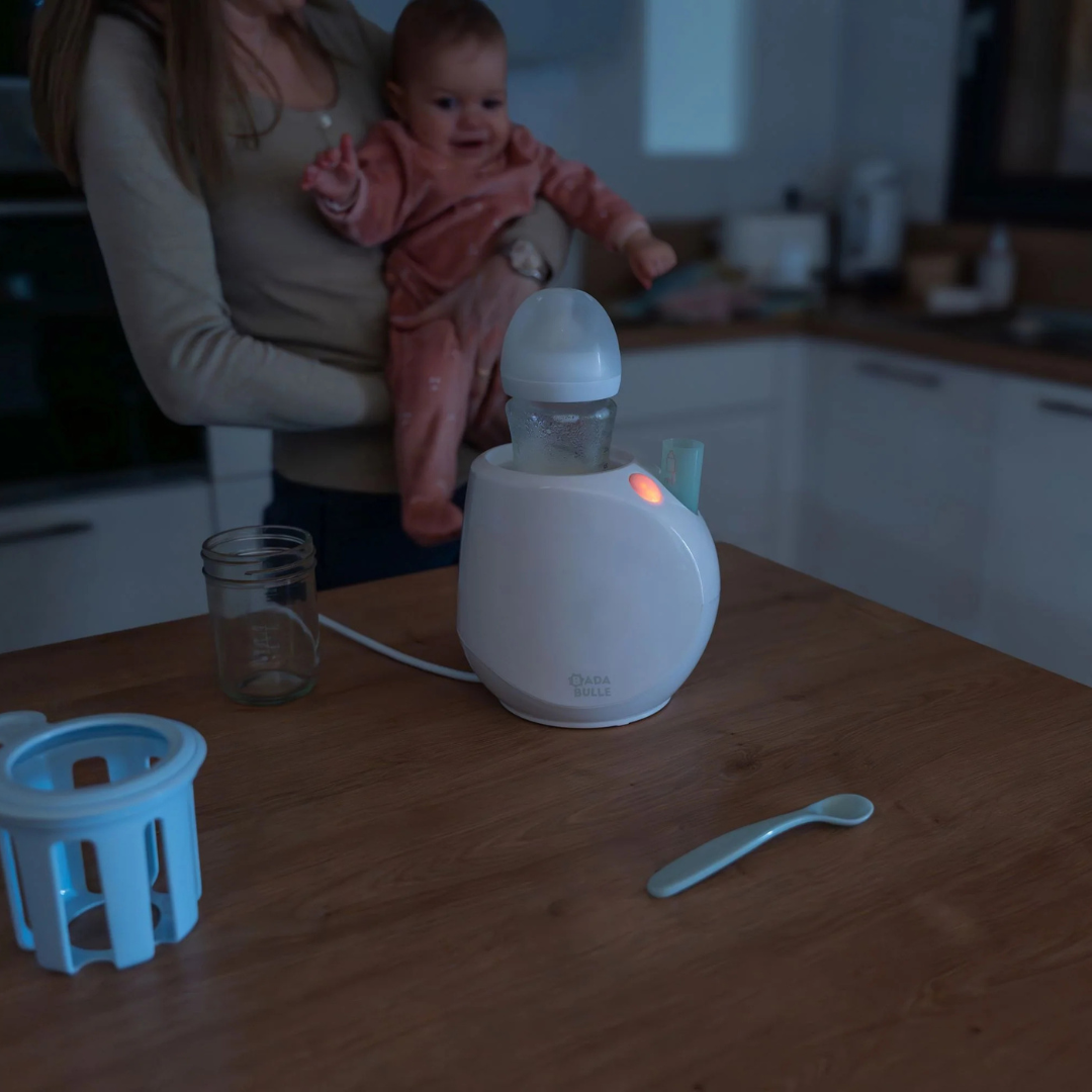 Badabulle Incalzitor de biberoane/borcane pentru casa Easy+ Pastel, [2],bestfam.ro