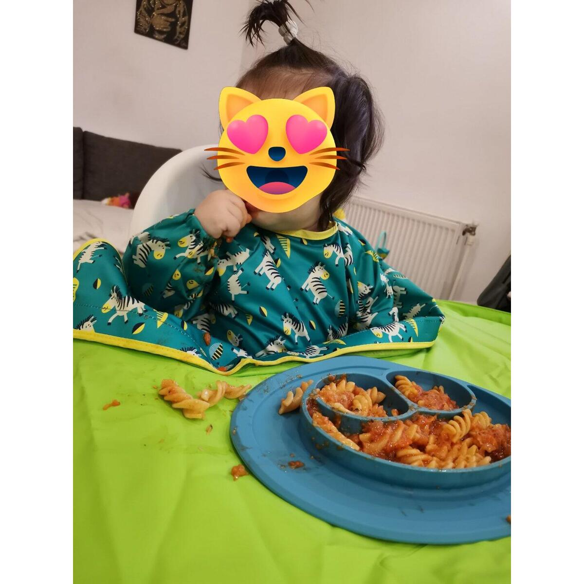 Baveta cu maneci lungi - Zebre vesele, [5],bestfam.ro