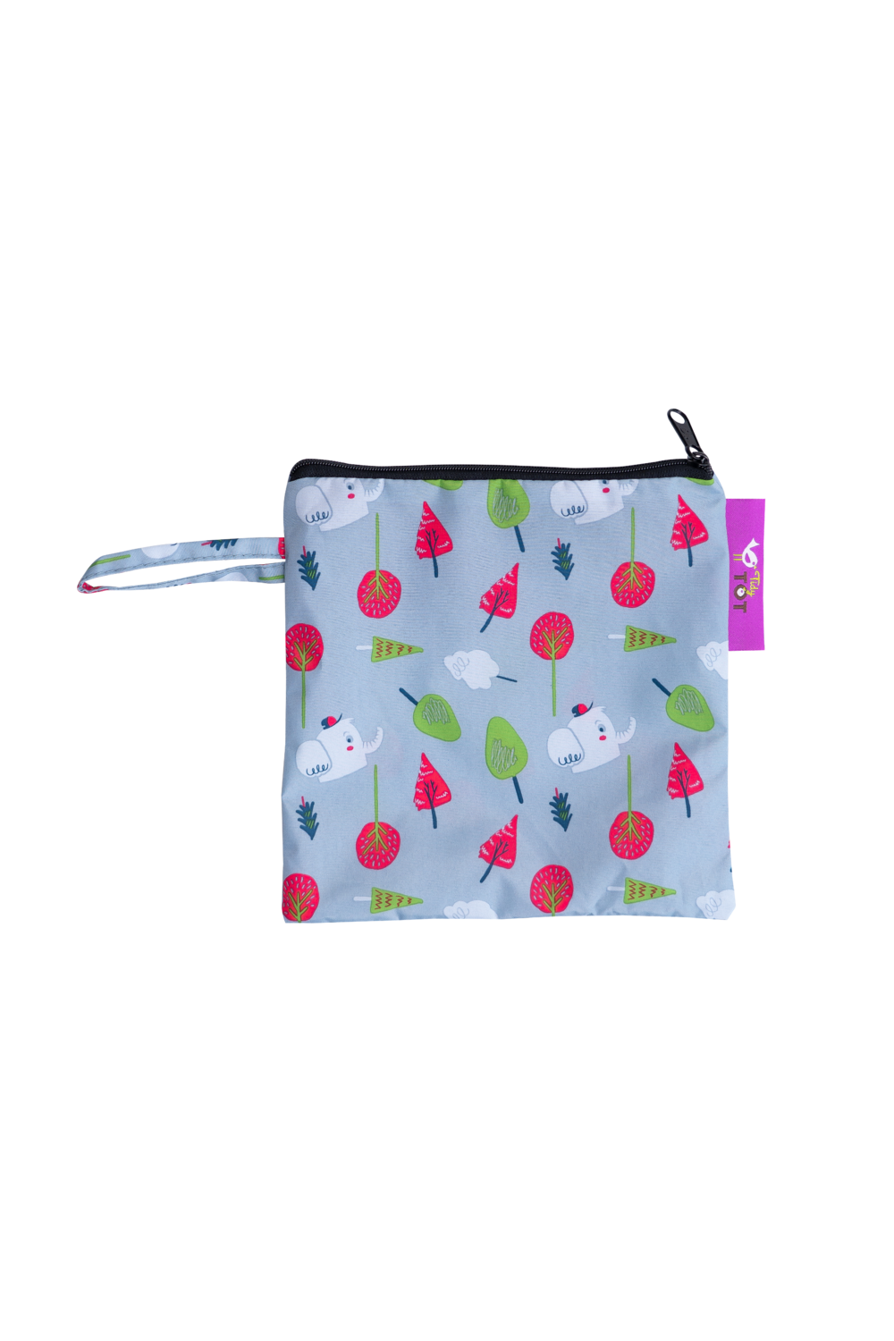 Baveta lunga cu buzunar - Copacei colorati, [3],bestfam.ro