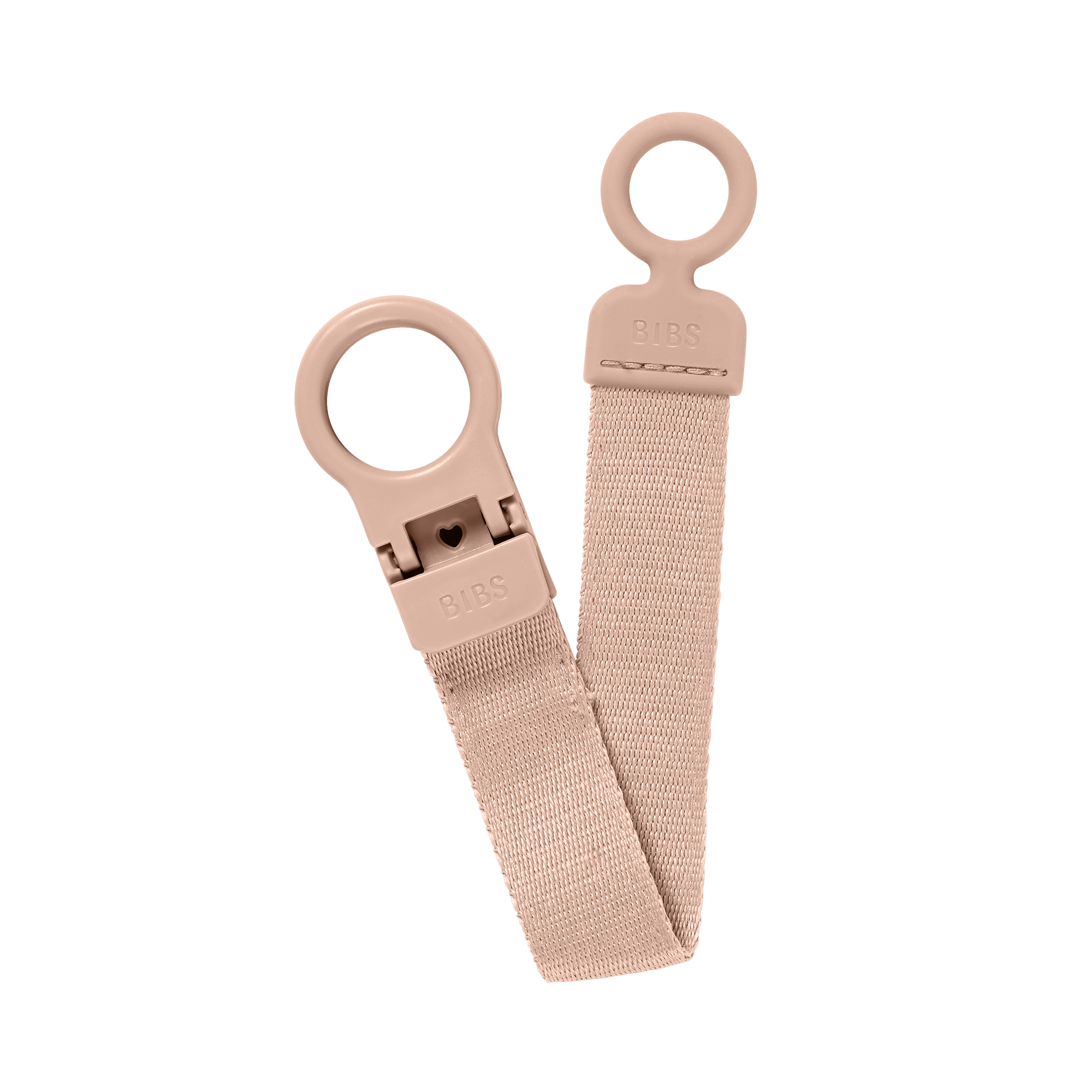BIBS - Lantisor clip Loop pentru suzeta, Blush, [3],bestfam.ro
