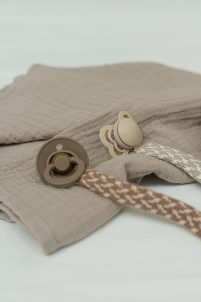 Bibs - Lantisor clip pentru suzeta, Sage/Ivory, [4],bestfam.ro