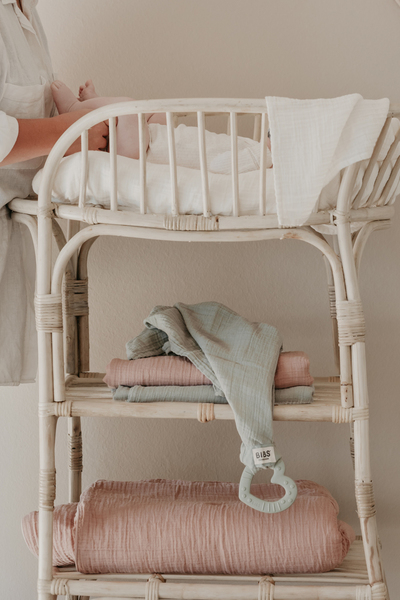 BIBS - Set de 2 museline 70x70 cm, Ivory, [4],bestfam.ro